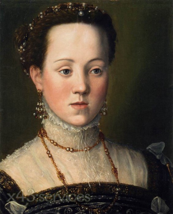 Giuseppe Arcimboldo - Erzherzogin Anna Tochter des Kaisers Maximilian II - Archduchess Anna Daughter of Emperor Maximillian II